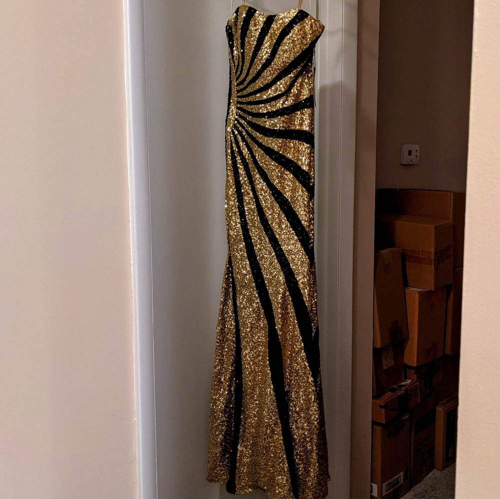 Sequin gown